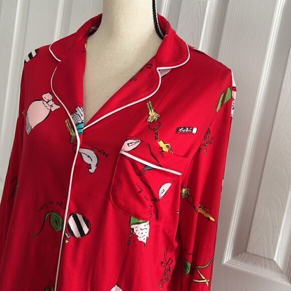 Kate Spade Holiday PJ Top - Picture 7 of 11